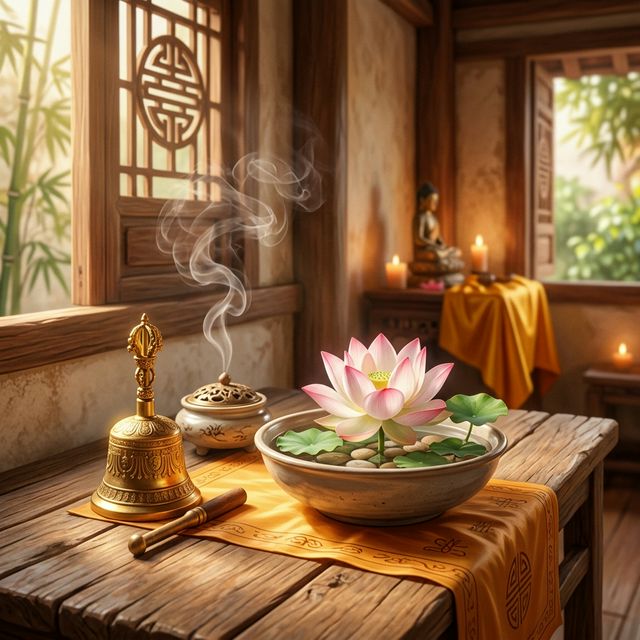 Liên hệ Ban biên tập Đọc Kinh Online – hoa sen và chuông chùa