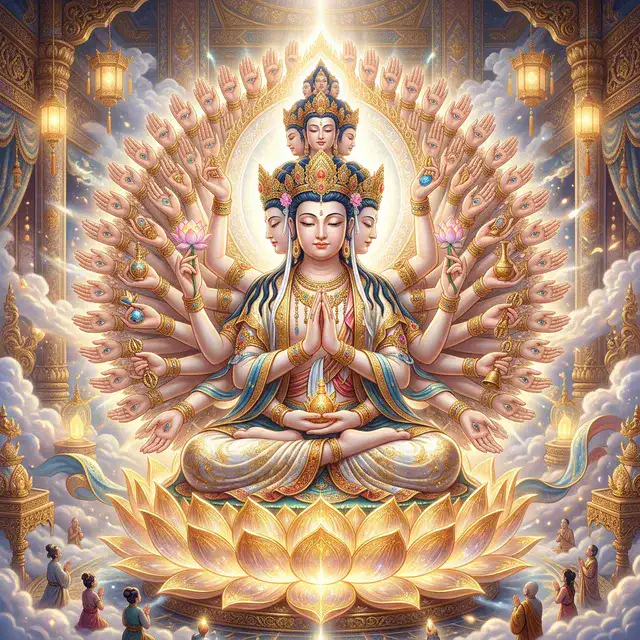 Tượng Thiên Thủ Thiên Nhãn Quán Thế Âm Bồ Tát