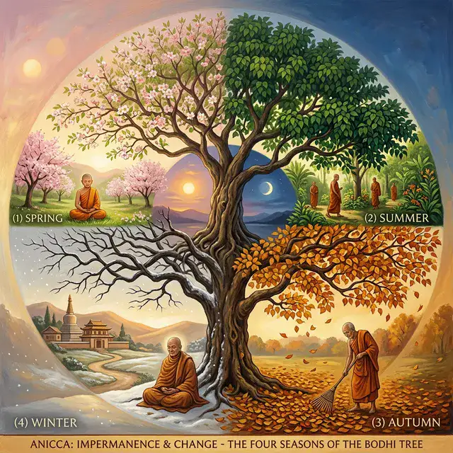 Hoa sen nở rồi tàn – biểu tượng vô thường trong Phật giáo